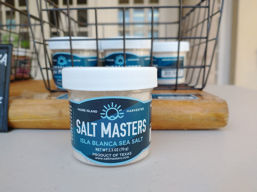 ISLA BLANCA SEA SALT 2.5 OZ JARS